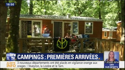 Dans ce camping du Tarn, l'heure est aux premières arrivées