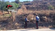 Naro (AG) - Appiccava incendi in aree boschive catturato dai carabinieri (06.07.19)