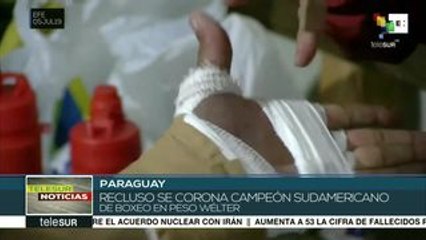Paraguay: privado de libertad se corona campeón sudamericano de boxeo
