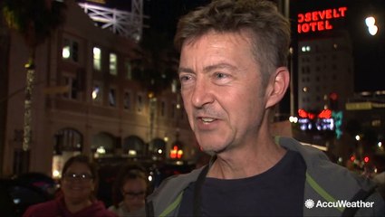 'Everything's moving': Tourists react to the earthquake that hit during their visit to California