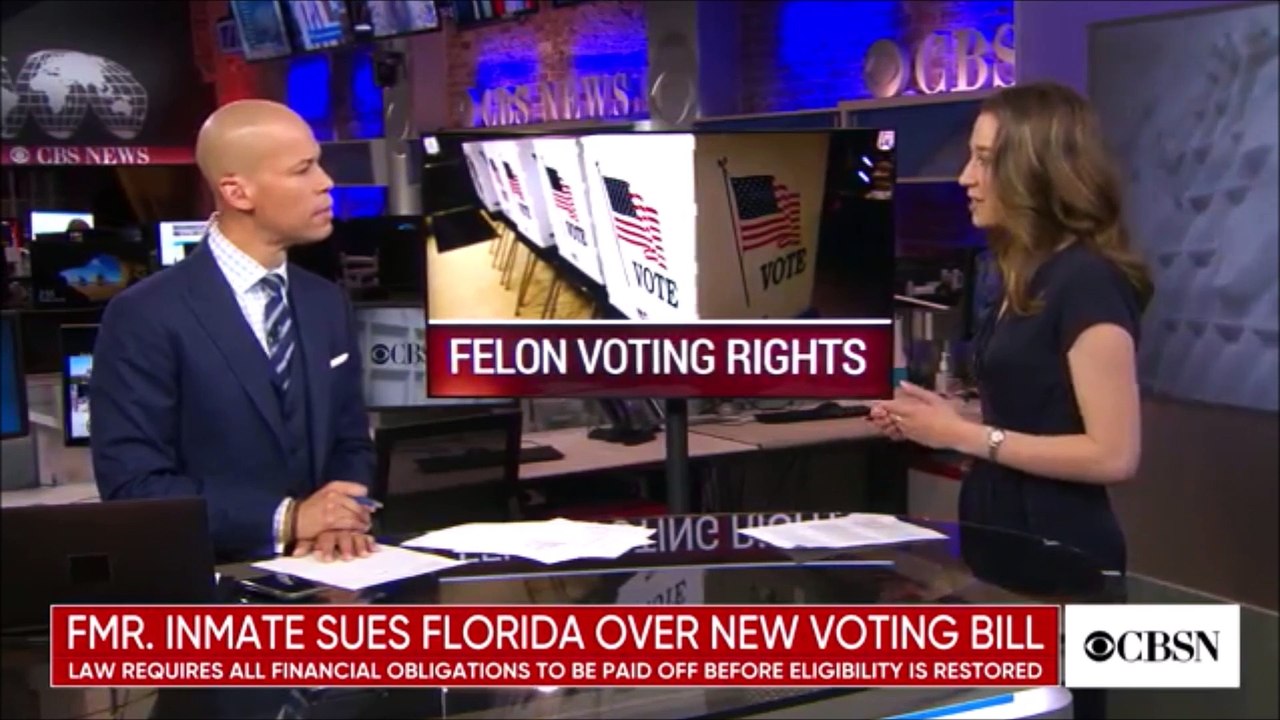 Former inmate sues Florida over bill narrowing voting rights amendment