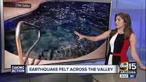 Valley residents report feeling California quake