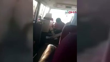 Üstü kirli diye işçiyi koltuğa oturtmayan şoföre tepki!