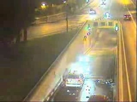 Accident de moto Moto VS Flic les flics gagnent crash