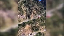 Serra do Rio Rastro: imagens aéreas mostram situação de rodovia congelada