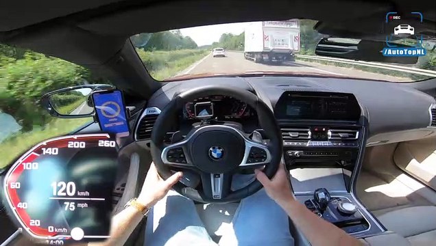 NEW! 8 Series Convertible BMW M850i xDrive 530HP AUTOBAHN POV 0-260km/h TOP SPEED by AutoTopNL
