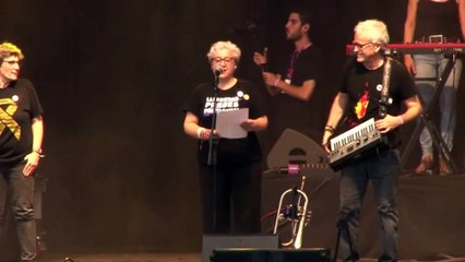 L'Elèctrica Dharma fa trontollar el Canet Rock amb el 'Resistir és vèncer' de Cuixart