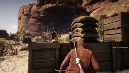 I promise i didn't purposely kill you! - Red Dead Redemption 2