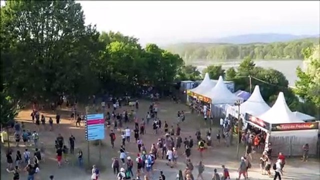Eurockéennes 2019 Le concert d'Angèle vu de la grande roue
