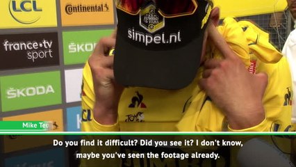 Teunissen calls Dad after surprise Tour stage win