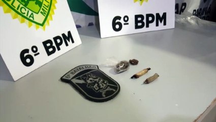 Choque apreende menor de idade com entorpecente