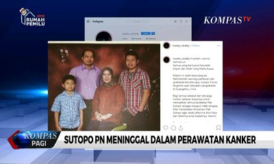 Kepala Pusdatinmas BNPB Sutopo Purwo Nugroho Meninggal Dunia