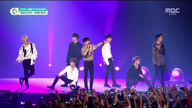 iKON Asian Games Closing Ceremony 2018 Full Cut - LOVE SCENARIO (사랑을 했다) + RHYTHM TA (리듬 타)