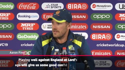 Download Video: Australia to take positives into England semi-final - Finch