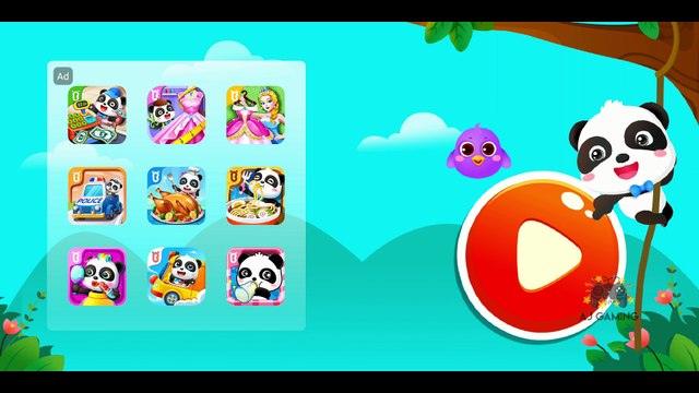 Little Panda's Pet Salon | Kids Learning Games | Makeup Gameplay | AJ GAMING