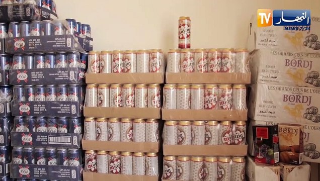 الوادي حجز أزيد من 2100 وحدة من المشروبات الكحولية