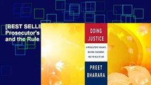 [BEST SELLING]  Doing Justice: A Prosecutor's Thoughts on Crime, Punishment, and the Rule of Law