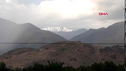 ERZİNCAN Temmuz ayında Erzincan'a kar yağdı