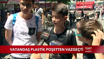 Vatandaş Plastik Poşetten Vazgeçti