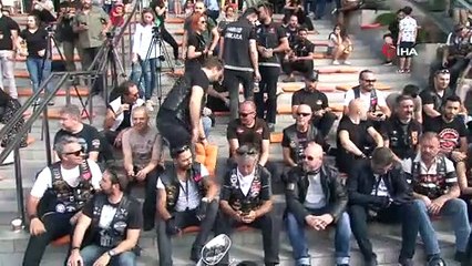 Motorcular uyuşturucu bağımlılığına dikkat çekti