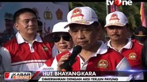 HUT Bhayangkara ke-73, Polri dan TNI Gelar Olahraga Bersama