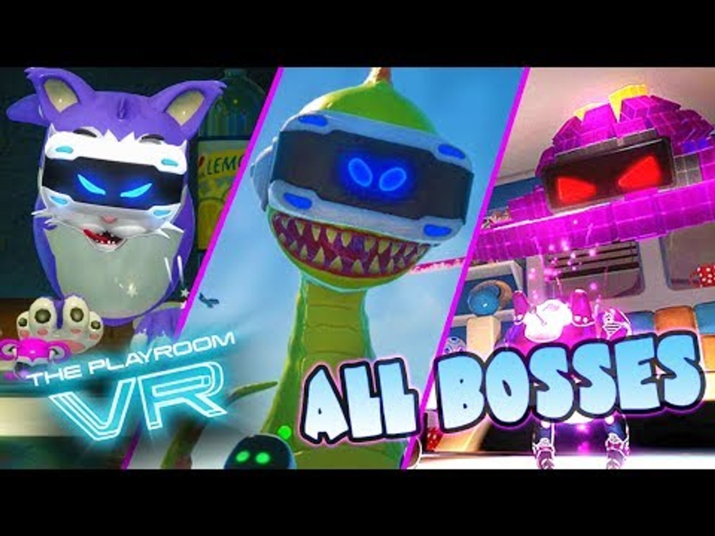 The Playroom Vr All Bosses Dlc Boss Ps4 Video Dailymotion