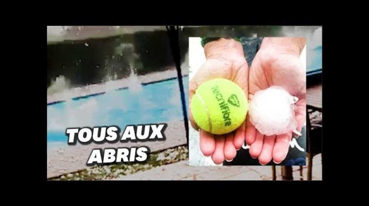 Un déluge de grêlons gros comme des balles de tennis dans la Loire