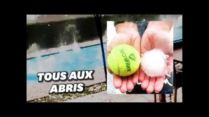 Un déluge de grêlons gros comme des balles de tennis dans la Loire