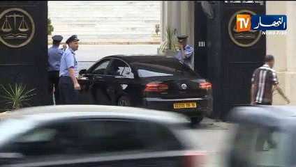 شاهد لحظة دخول ولد عباس للمحكمة العليا