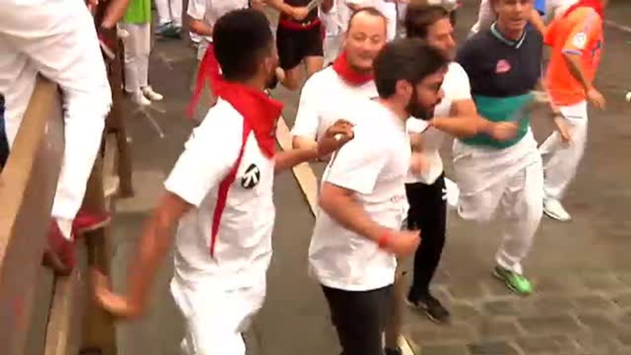 Primer encierro San Fermín: tres heridos por asta de toro, uno de ellos grave