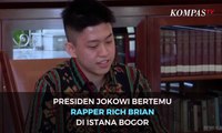 Presiden Jokowi Bertemu Rapper Rich Brian  di Istana Bogor