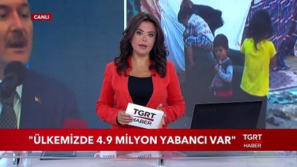 Bakan Soylu: "Ülkemizde 4.9 Milyon Yabancı Var"