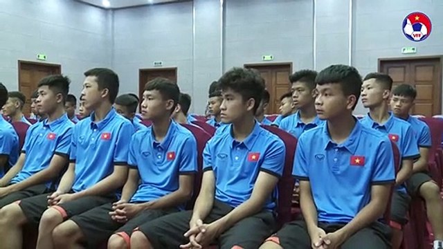 Lãnh đạo VFF thăm và động viên hai đội tuyển U15 và U18 Quốc gia | VFF Channel