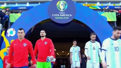 Lionel Messi vs Chile Copa 06 07 2019 HD Goal Pass + Red Card