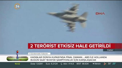 Irak'ın kuzeyindeki terör hedeflerine operasyon düzenlendi