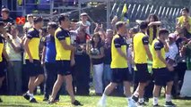 Fenerbahçeli futbolcular, taraftarlarıyla buluştu