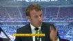 #JO2024 à Paris "Je veux qu'on mobilise le maximum d'argent privé" affirme Emmanuel Macron qui regrette que Total se soit désengagé du financement des jeux, qui "devront être exemplaires sur le plan de l'environnement et du point de vue de l'inclusion"