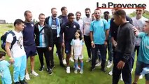 Les supporters présents en Angleterre pour encourager l'OM