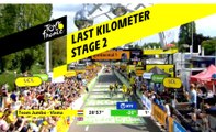 Last kilometer / Flamme rouge - Étape 2 / Stage 2 - Tour de France 2019