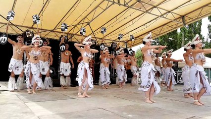 La troupe chilienne Bafochi du Festival Rythmes et Couleurs de Valentigney