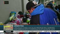 Argentina: apoyan a personas en situación de calle ante la ola de frío