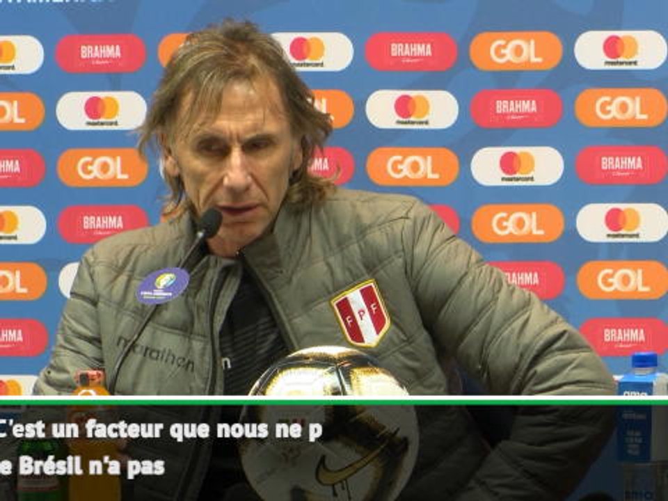 Gareca : "Les finales sont compliquées pour tout le monde"