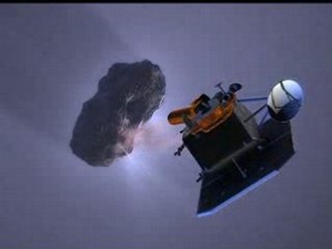 La mission Deep Impact en images de synthèse