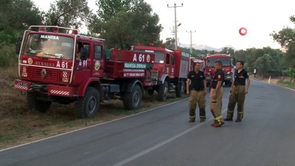 İzmir’deki orman yangınını söndürmek için çalışmalar sürüyor