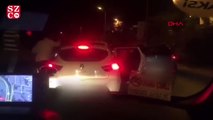 Şişli’de trafikte tartıştıkları sürücüye tekme tokat saldırdılar