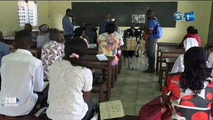 RTG/Point de presse des responsables de la coordination archidiocèse  à Libreville