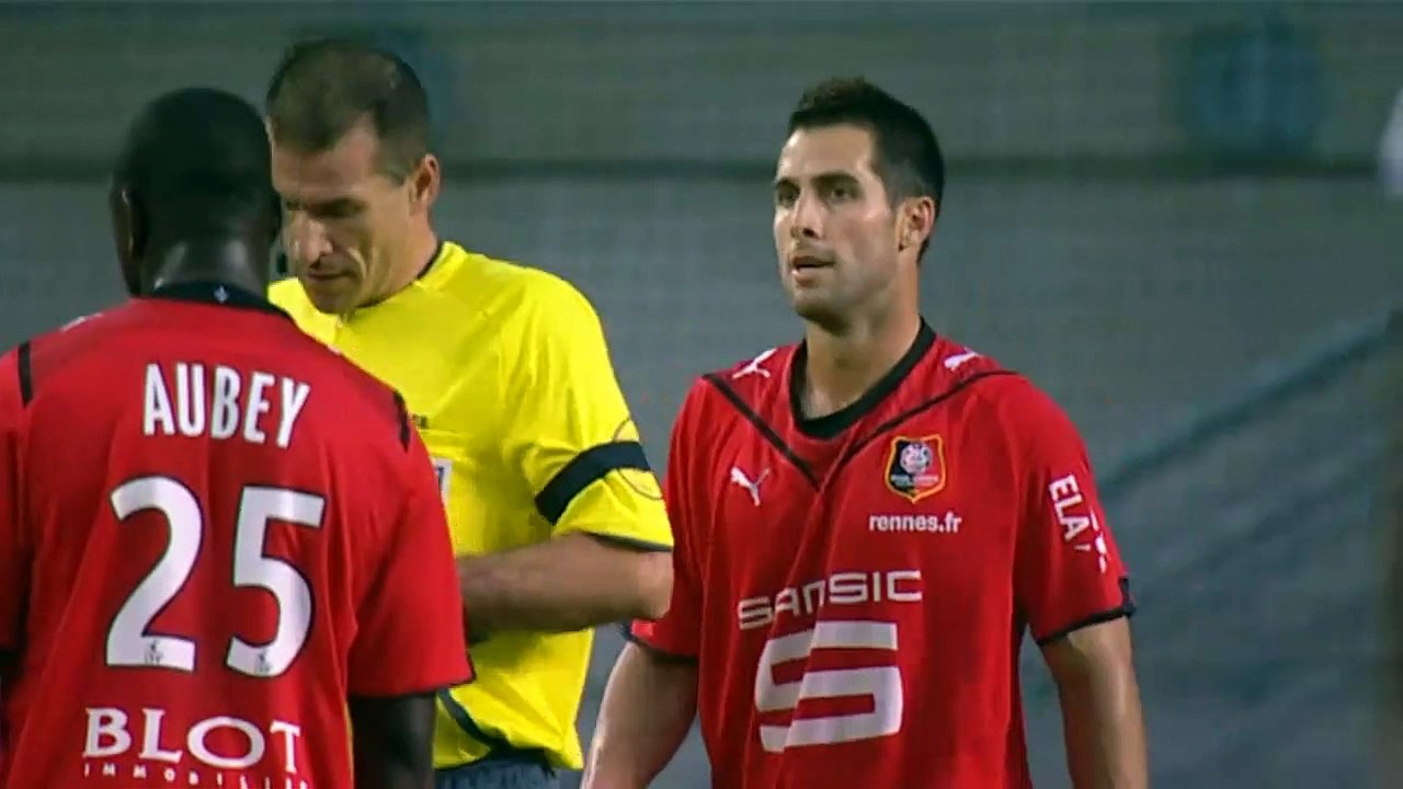 03/10/09 : SRFC-AJA : carton rouge Bocanegra (16')