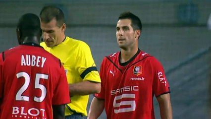 03/10/09 : SRFC-AJA : carton rouge Bocanegra (16')