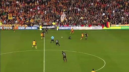 27/10/10 : RCL-SRFC : carton rouge Doumbia (85')