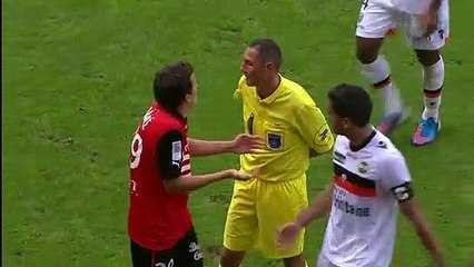 16/09/12 : SRFC-FCL : carton rouge Diarra (79')